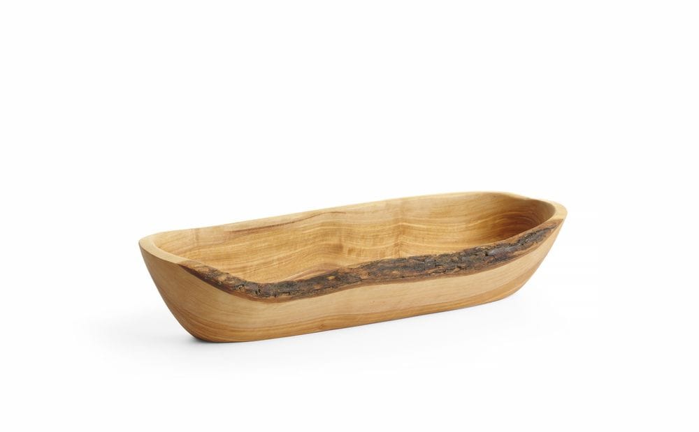 Ovalna zdjelica od drva masline, HENDI, 300x95x(H)60mm - Slika 3