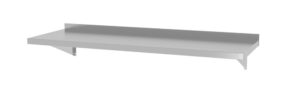 Zidna polica, sa dva čelična nosača, HENDI, 1000x300x(H)250mm