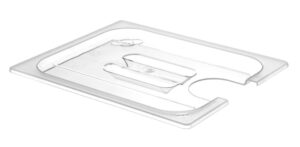Gastronorm poklopac s otvorom za Sous-vide štap, HENDI, GN 1/2, Prozirno, 265x325mm