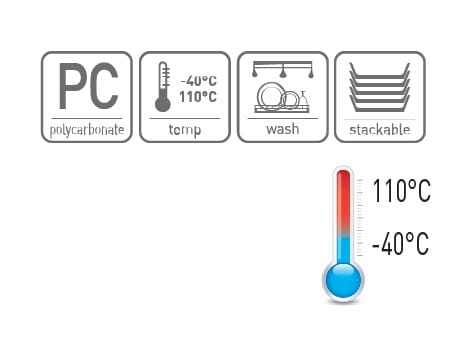 Gastronorm poklopac s otvorom za Sous-vide štap, HENDI, GN 1/2, Prozirno, 265x325mm - Slika 4